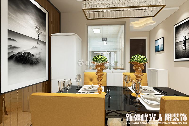 2020现代餐厅装修设计图欣赏 2020现代餐厅装修设计图 