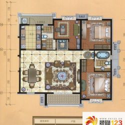 鸿瑞豪庭户型图