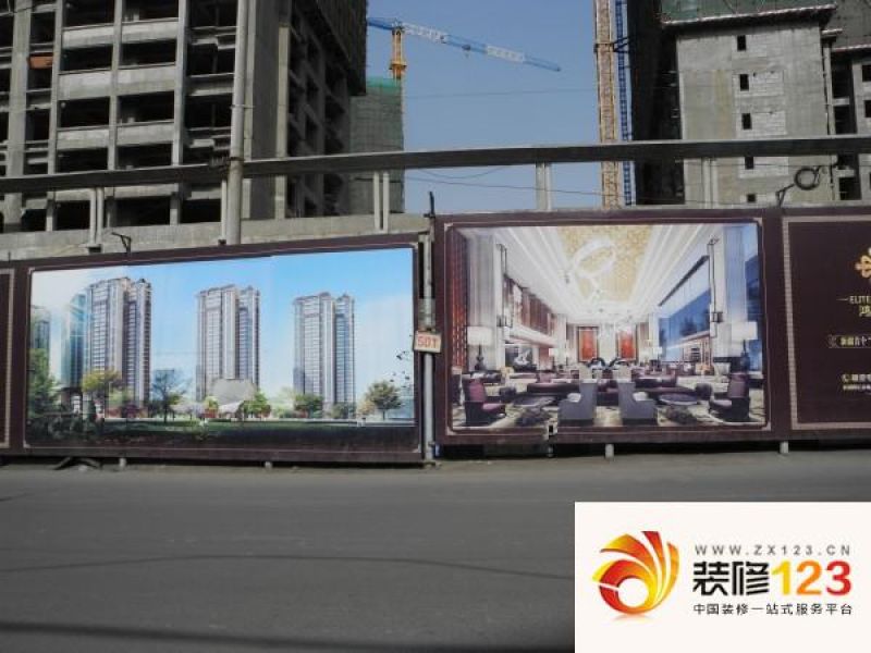 鸿瑞豪庭实景图 2012-04-16
