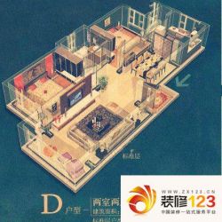 益都水岸二期户型图