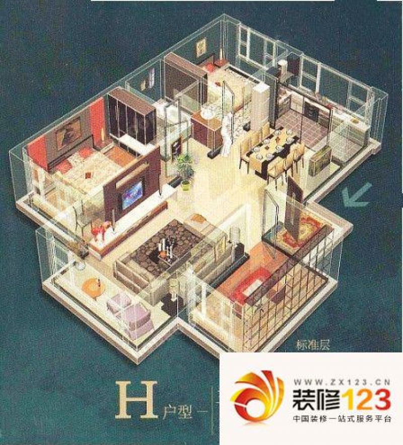益都水岸二期户型图户型图 108.8 ...